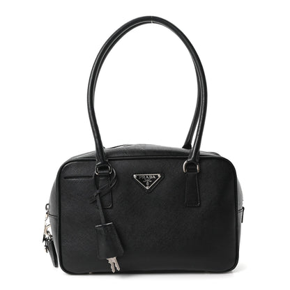 Saffiano Vitello Bauletto Black