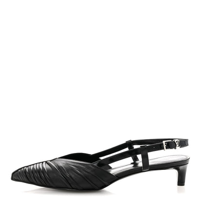 Calfskin Allure D'Orsay Slingback Pump 37.5 Black