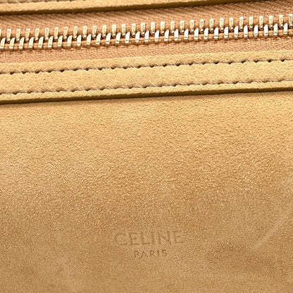 Suede Calfskin Medium New Luggage Beige