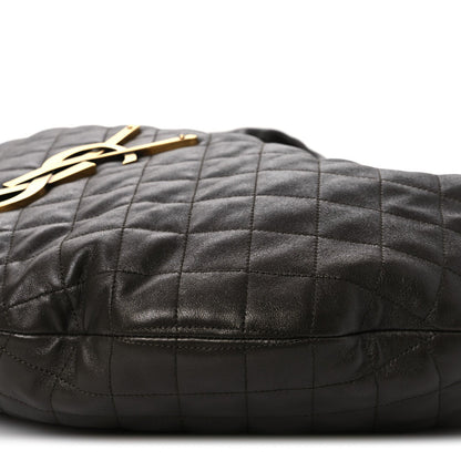 Lambskin Quilted Maxi Icare Shopping Hobo Light Musk