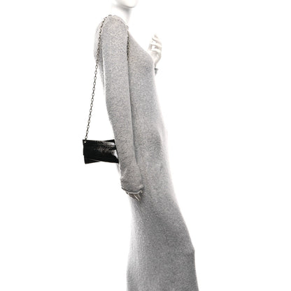 Patent Vog Small Loubitwist Clutch Black