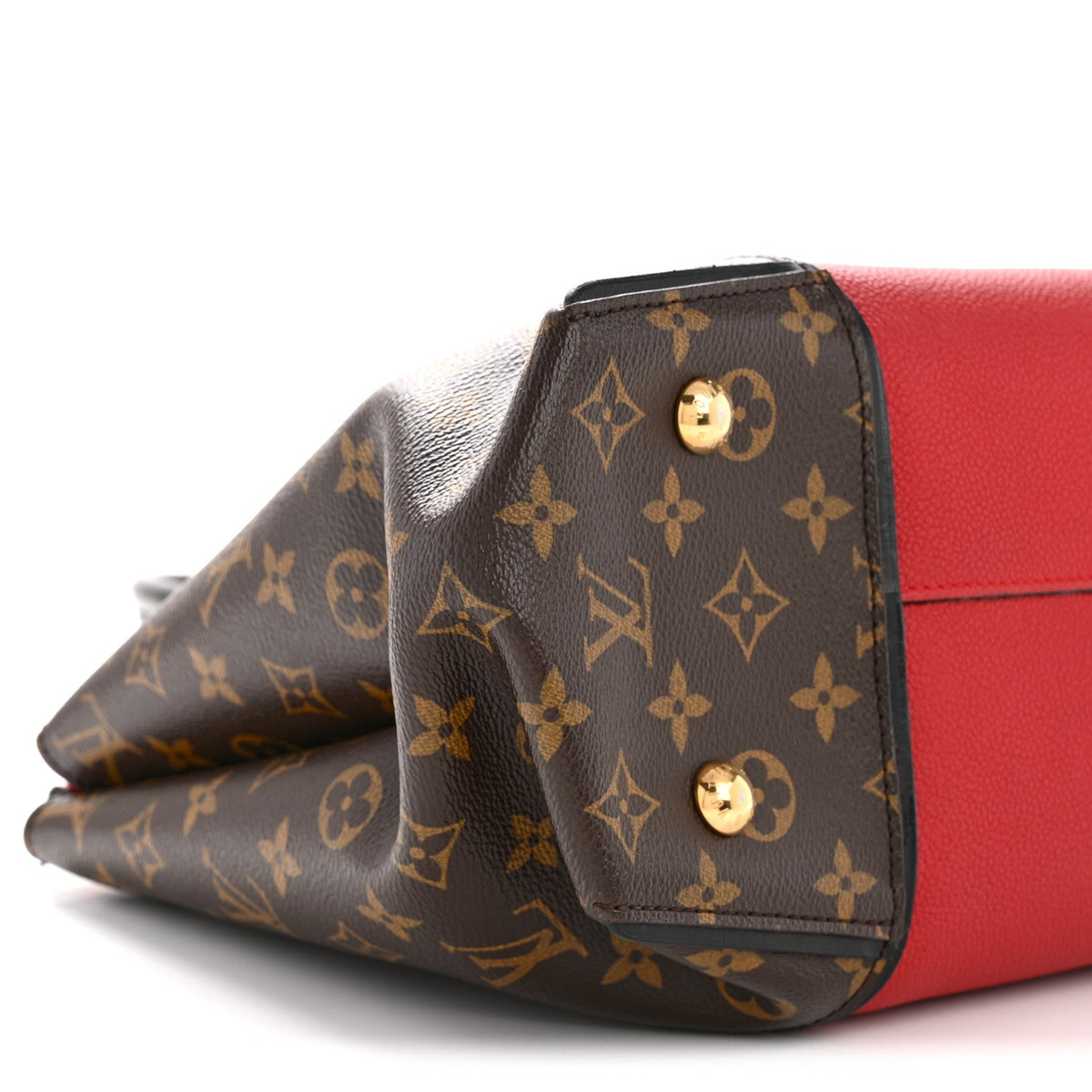 Monogram Cuir Orfevre Tote W PM Cherry