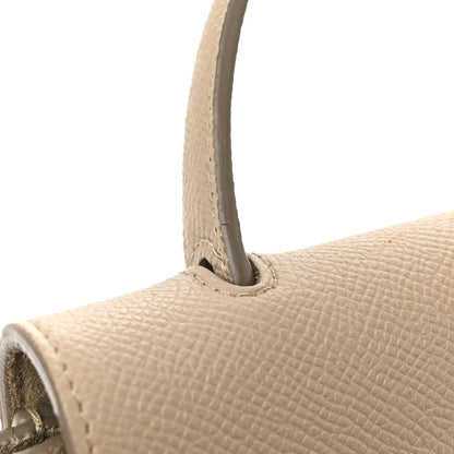 Grained Calfskin Nano Belt Bag Light Taupe
