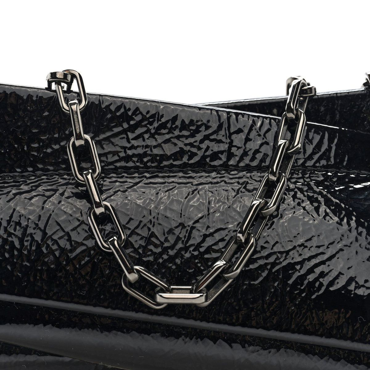 Patent Vog Small Loubitwist Clutch Black