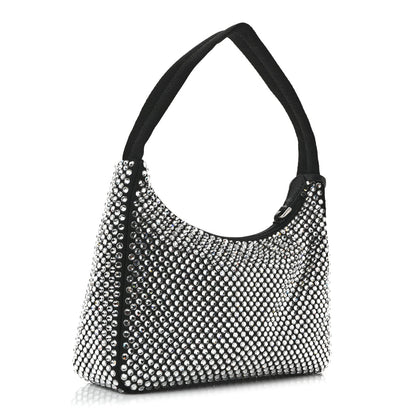 Satin Crystal Mini Re-Edition 2000 Bag Cristal