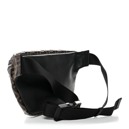Vitello Century Bi-Color FF 1974 Embossed Belt Bag Maya Black