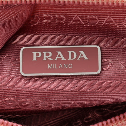 Tessuto Nylon Saffiano Mini Re-Edition 2000 Bag Rosa