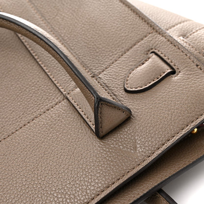 Classic Grain Small Zipped Bayswater Clay