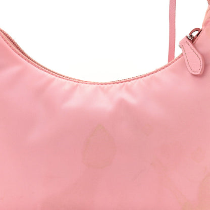 Tessuto Nylon Saffiano Mini Re-Edition 2000 Bag Rosa