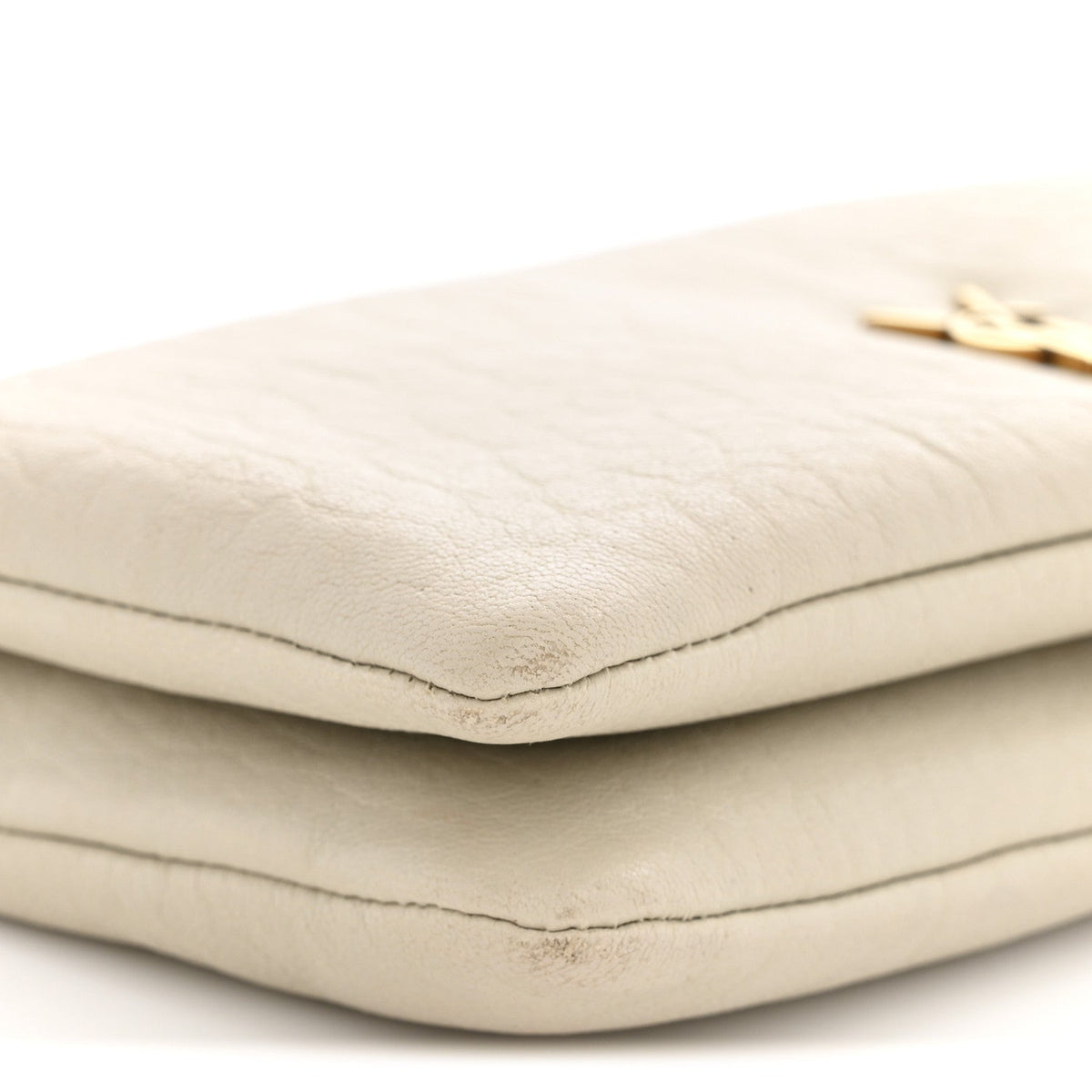 Padded Lambskin Mini Calypso Wallet On Chain WOC Crema Soft