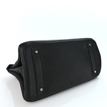 Taurillon Clemence JPG Birkin 42 Black