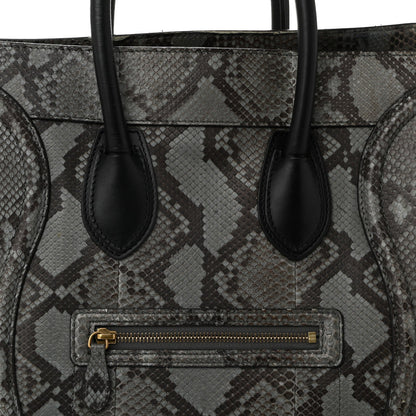 Snakeskin Mini Luggage Multicolor