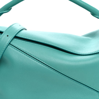 Nappa Lambskin Small Featherlight Puzzle Bag Aquamarine