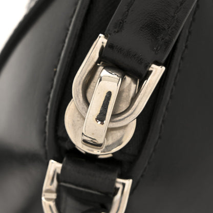 Shiny Lord Calfskin Mini Antigona Black