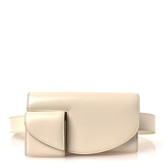 Smooth Calfskin Horizontal Belt Bag Ivory