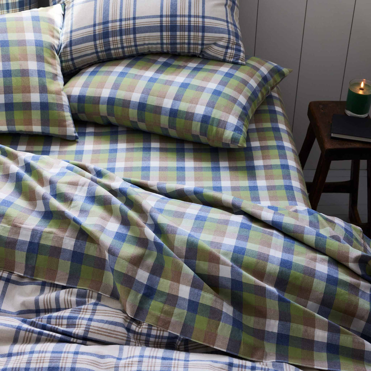 Brushed Flannel Pillowcase Set