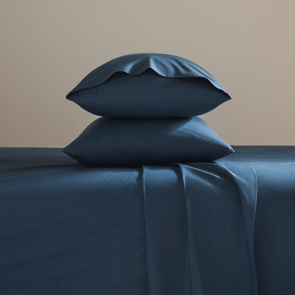 Classic Percale No Flat Sheet Set Bundle