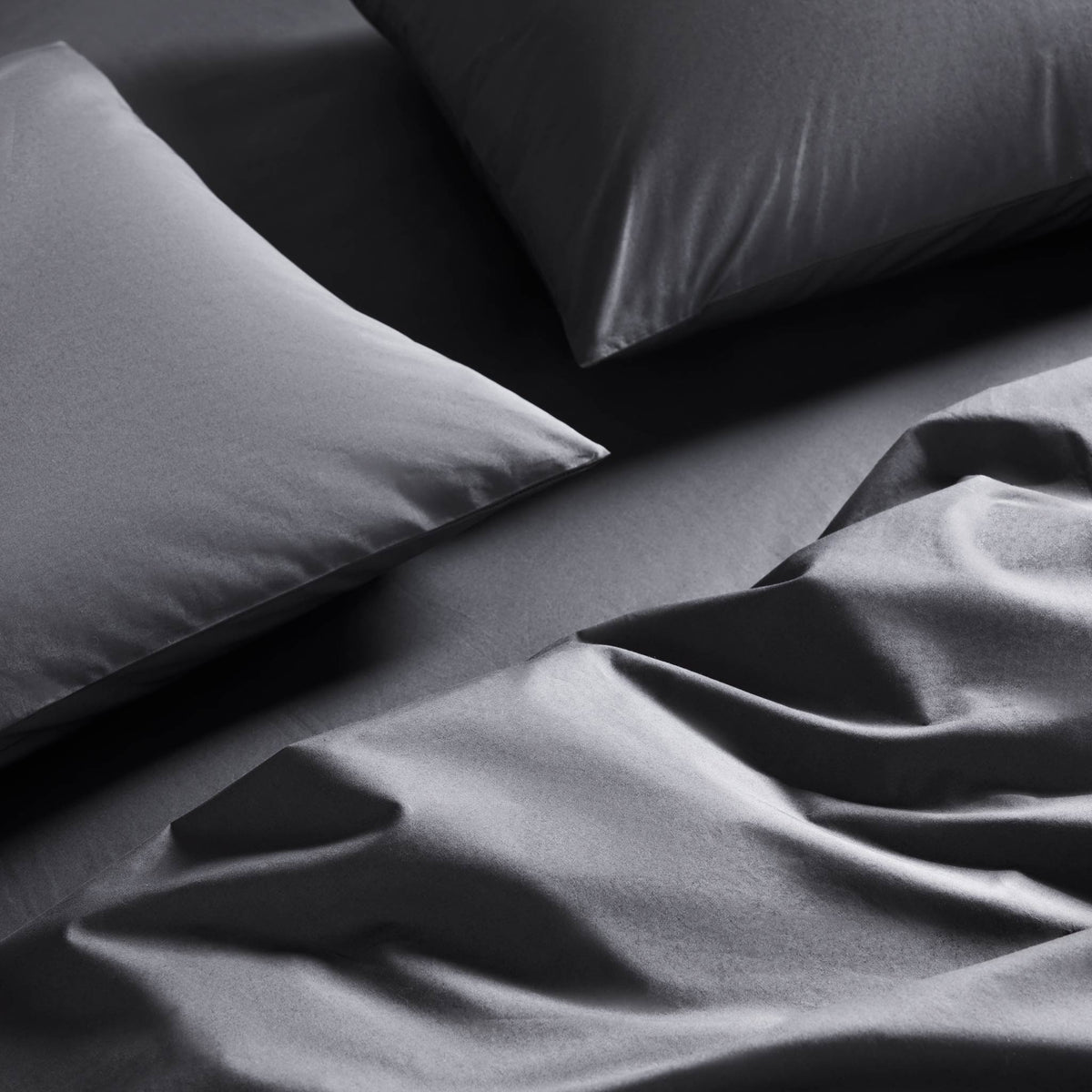 Classic Percale No Flat Sheet Set Bundle