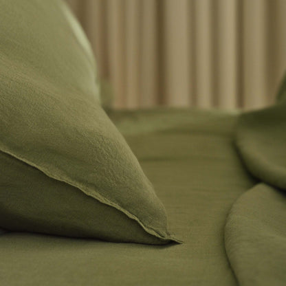 Washed European Linen Pillowcase Set