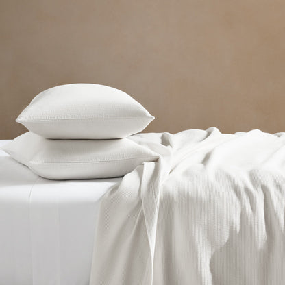 Ribbed Matelasse Sham Set