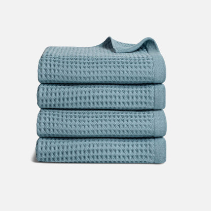 Dreamweave Waffle Set of 4 Bath Towel Bundle