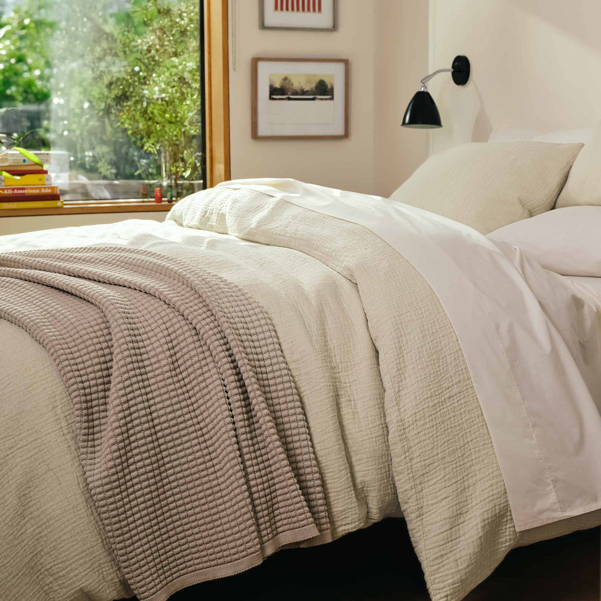 Breezeweave Crinkle Cotton Sham Set - Last Call