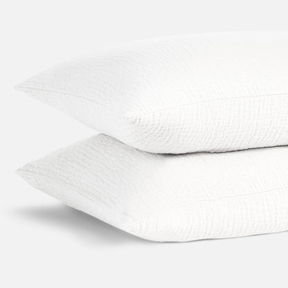 Breezeweave Crinkle Cotton Sham Set - Last Call