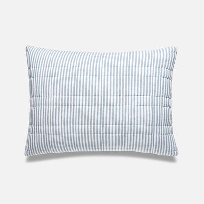 Washed European Linen Quilted Sham Set