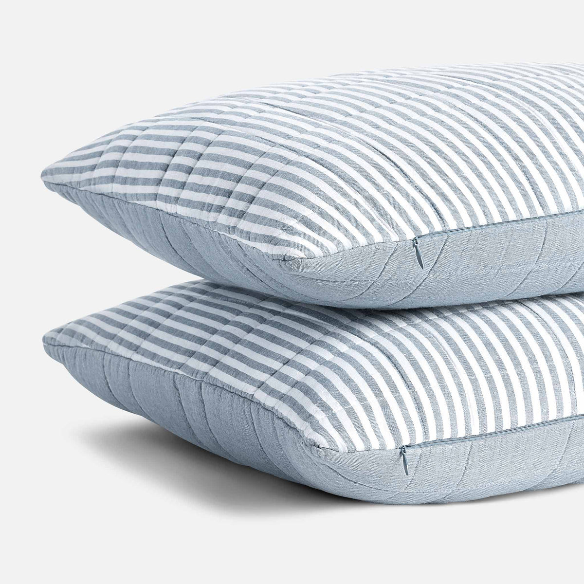 Washed European Linen Quilted Sham Set - Last Call
