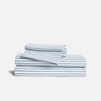Washed European Linen Core Sheet Set - Last Call
