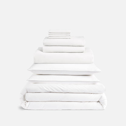 Washed European Linen Bedding Move-In Bundle