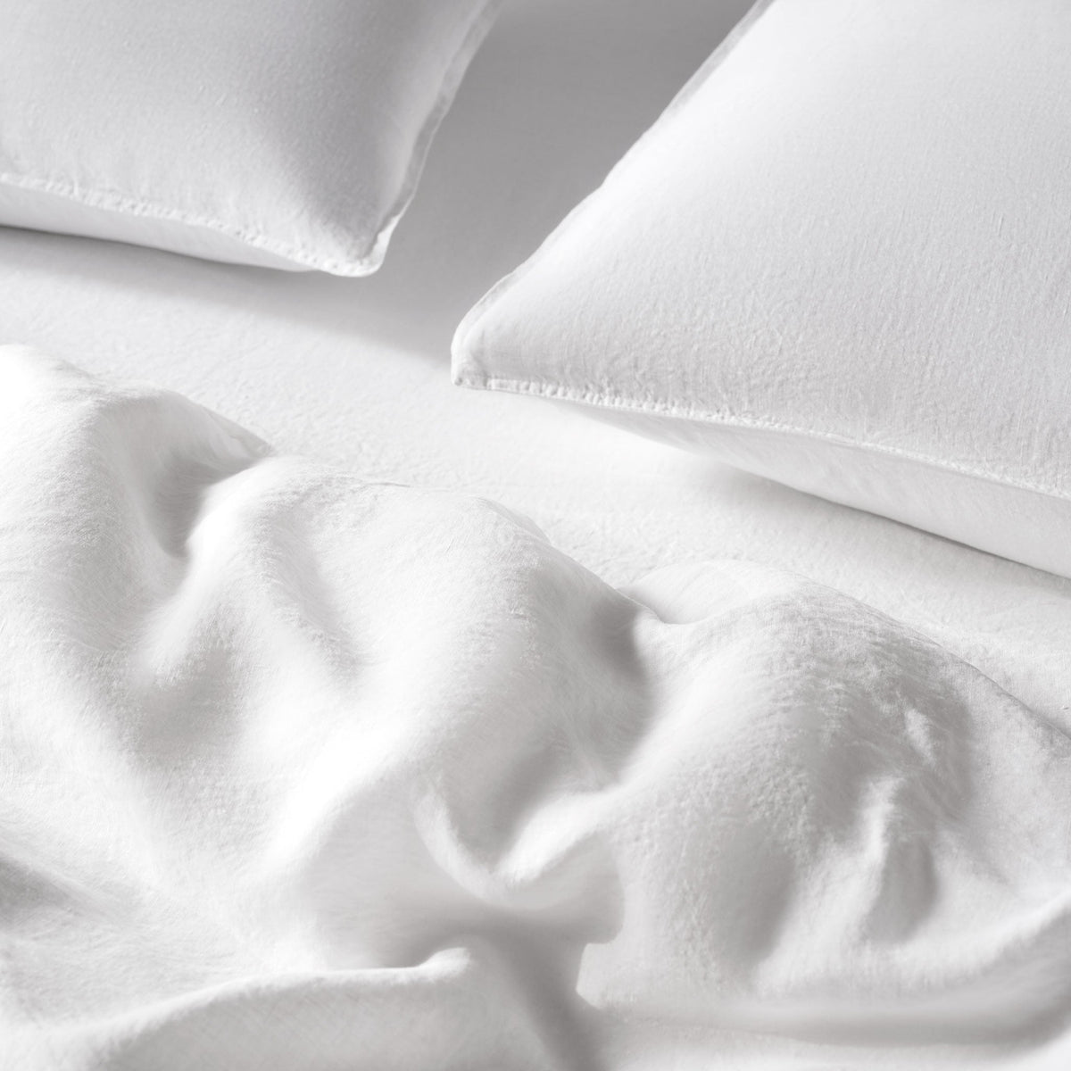 Washed European Linen Pillowcase Set
