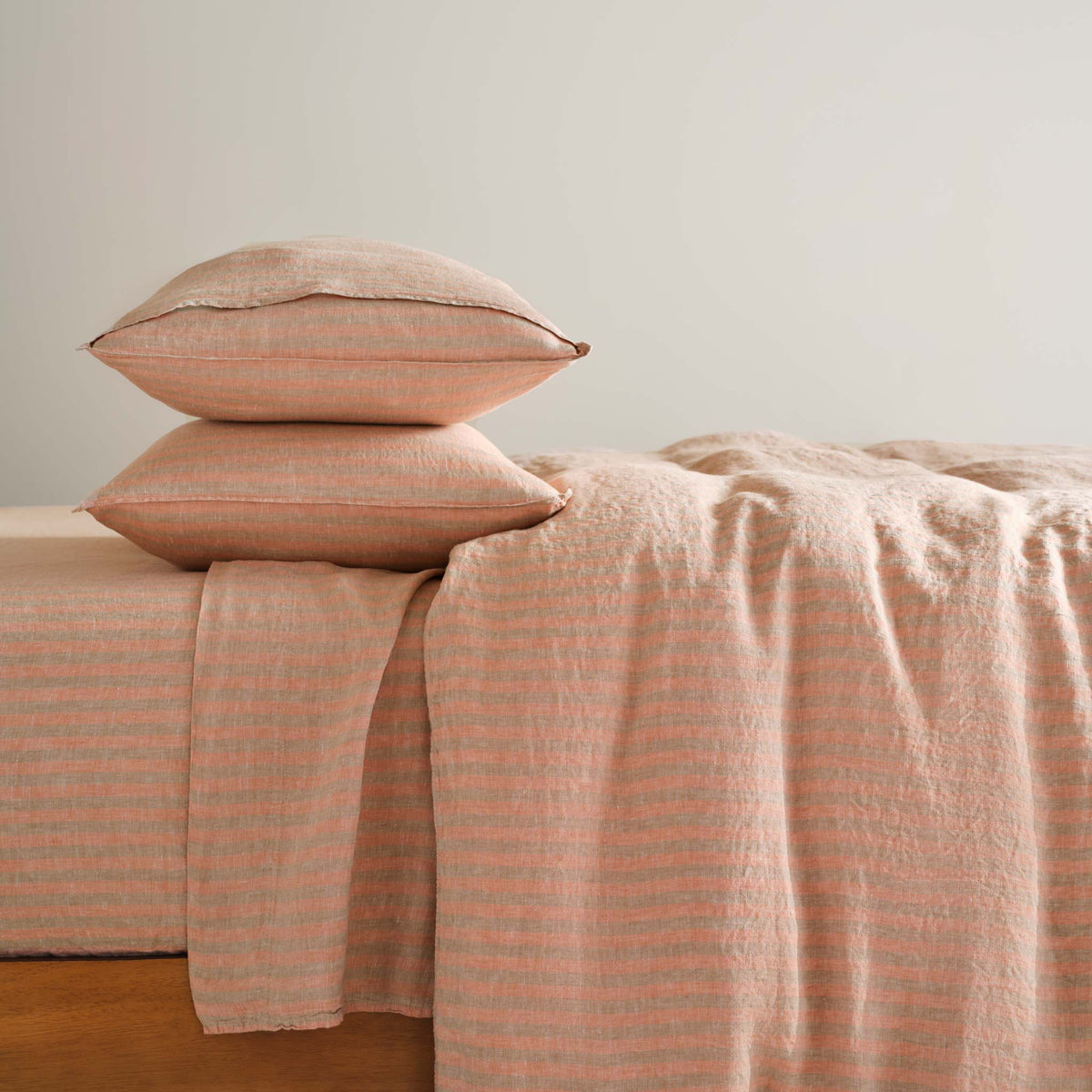 Washed European Linen Pillowcase Set