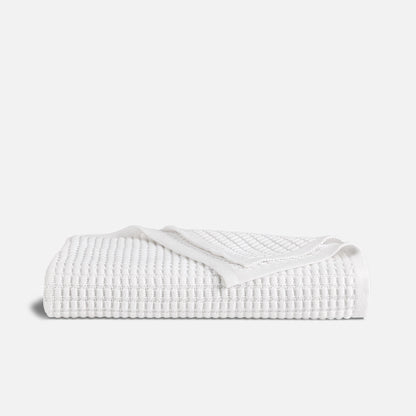 Grid Knit Cotton Throw Blanket - Last Call