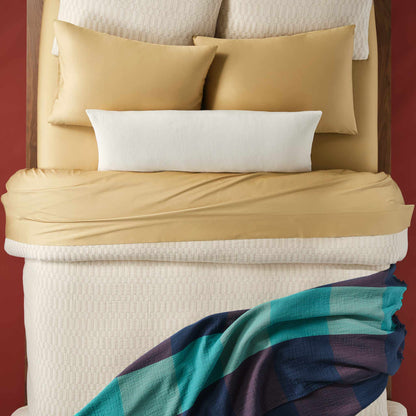 Woven Checkerboard Duvet Cover
