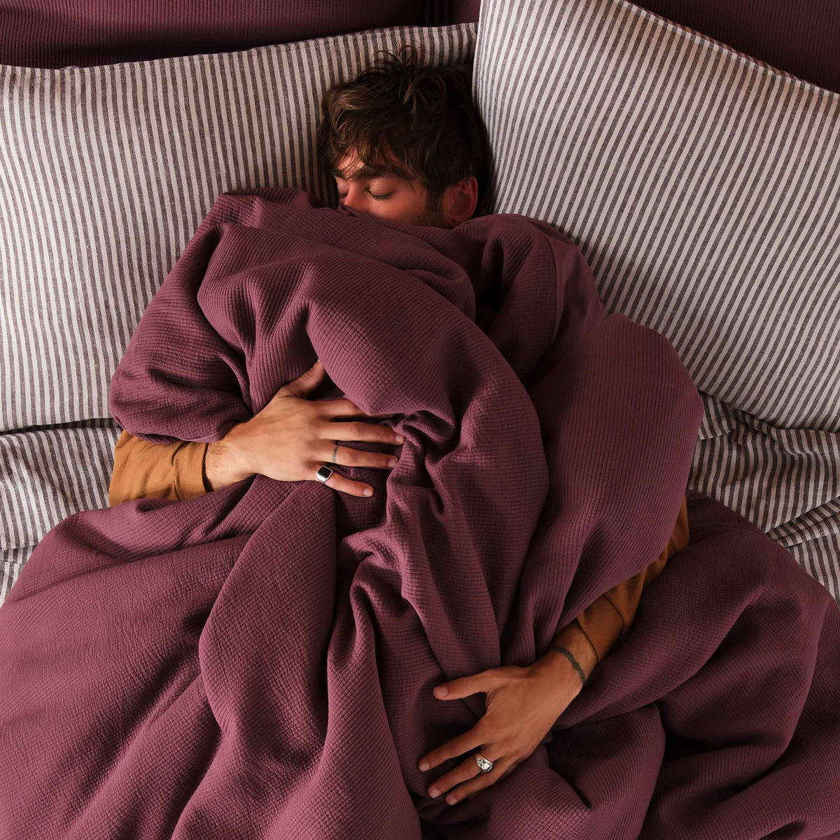 Ribbed Matelasse Duvet Cover - Last Call