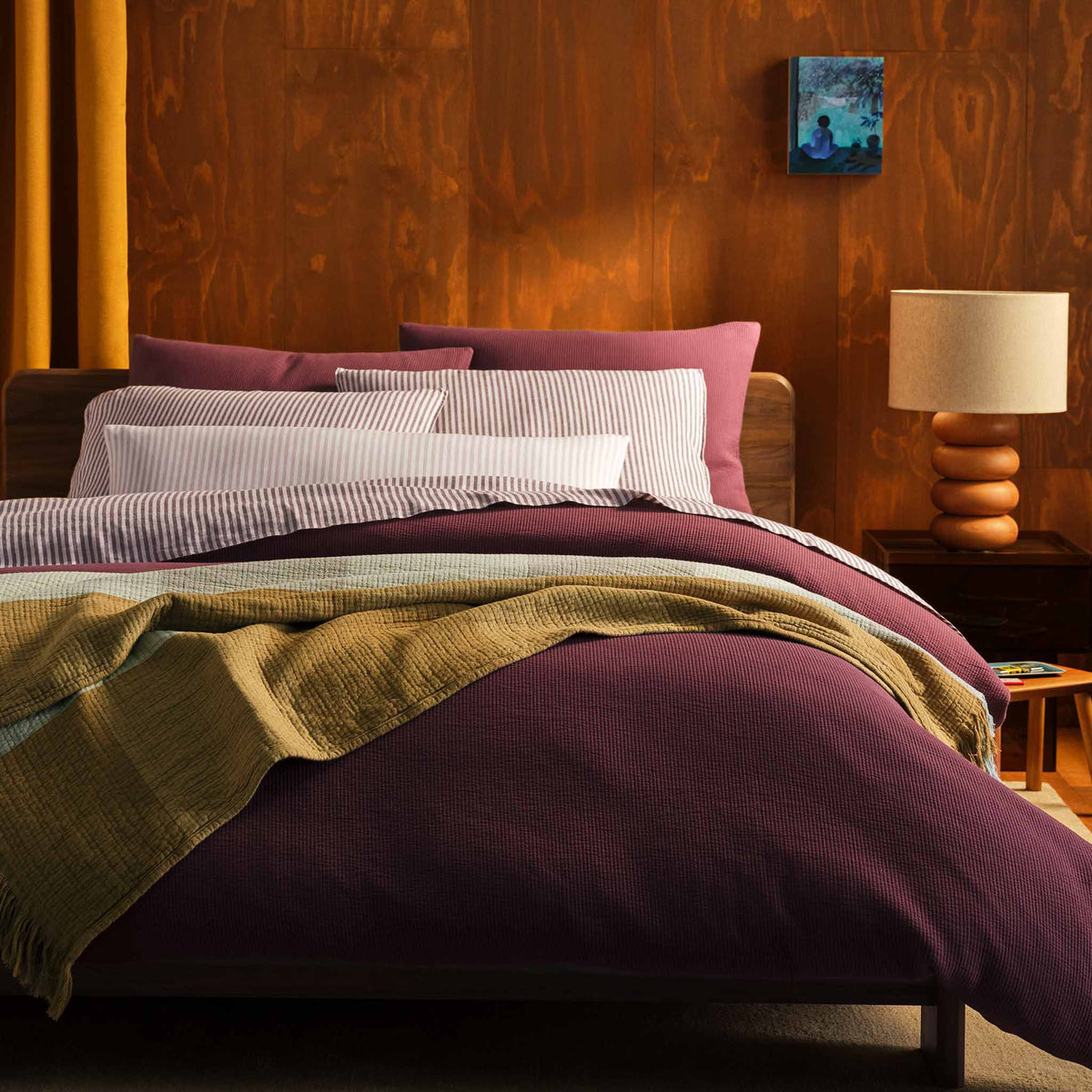 Set of 2 Washed European Linen Core Sheet Set Bundle