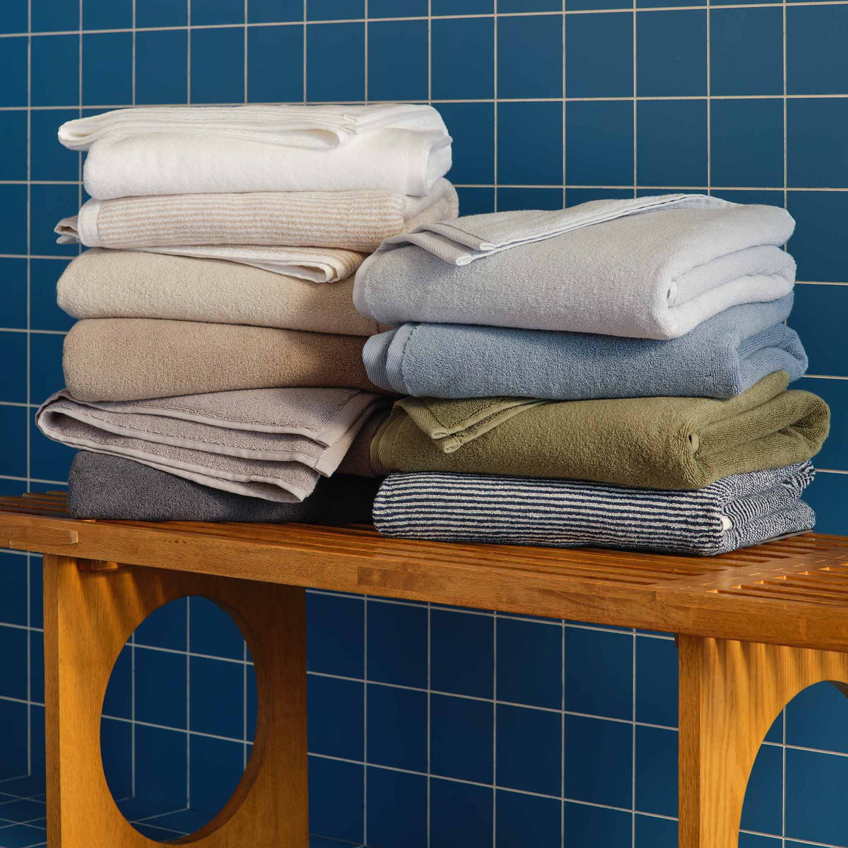 Plush Turkish Cotton Bath Towels Set of 2