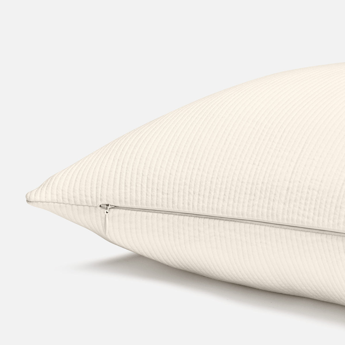 Ribbed Matelasse Lumbar Pillow Cover - Last Call