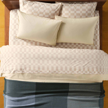 Washed Classic Percale Duvet Set
