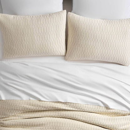 Woven Checkerboard Duvet Cover
