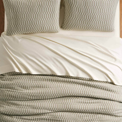 Woven Checkerboard Duvet Cover
