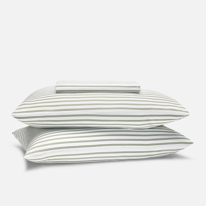Classic Percale No Flat Sheet Set Bundle