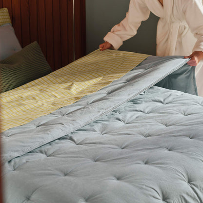 Washed Classic Percale Comforter Set