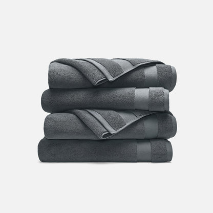 Super-Plush Set of 4 Bath Towel Bundle