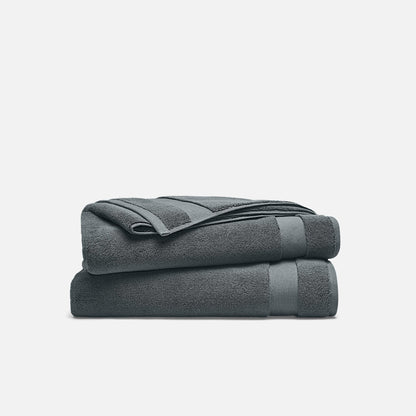 Super-Plush Turkish Cotton Bath Towels Set of 2