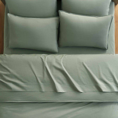 Washed Classic Percale Duvet Set
