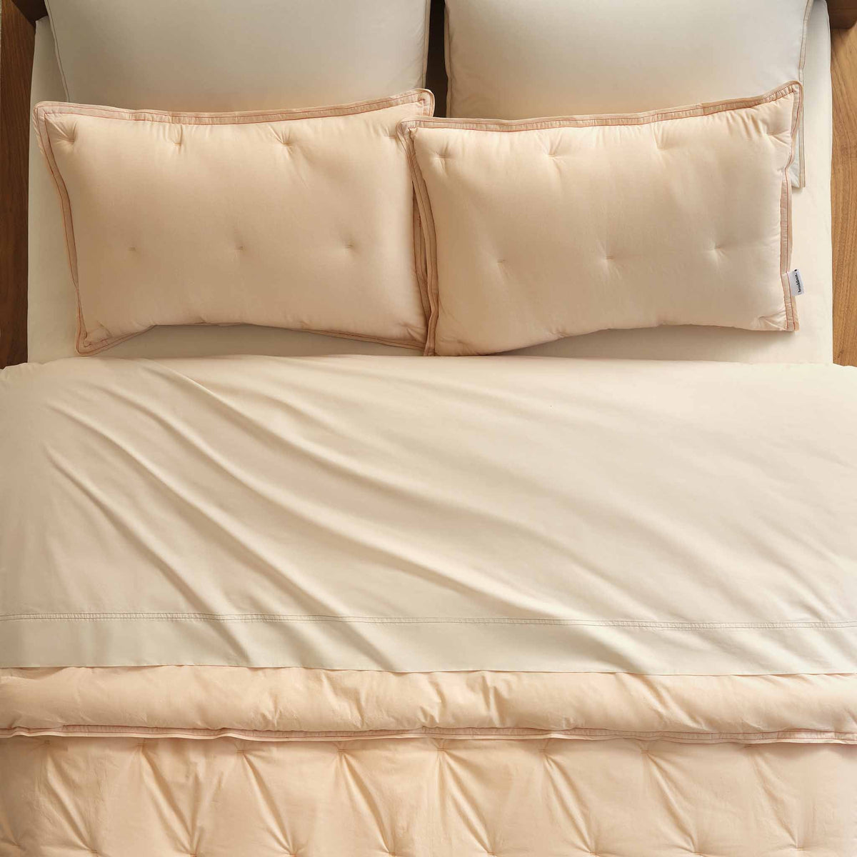 Washed Classic Percale Comforter Set