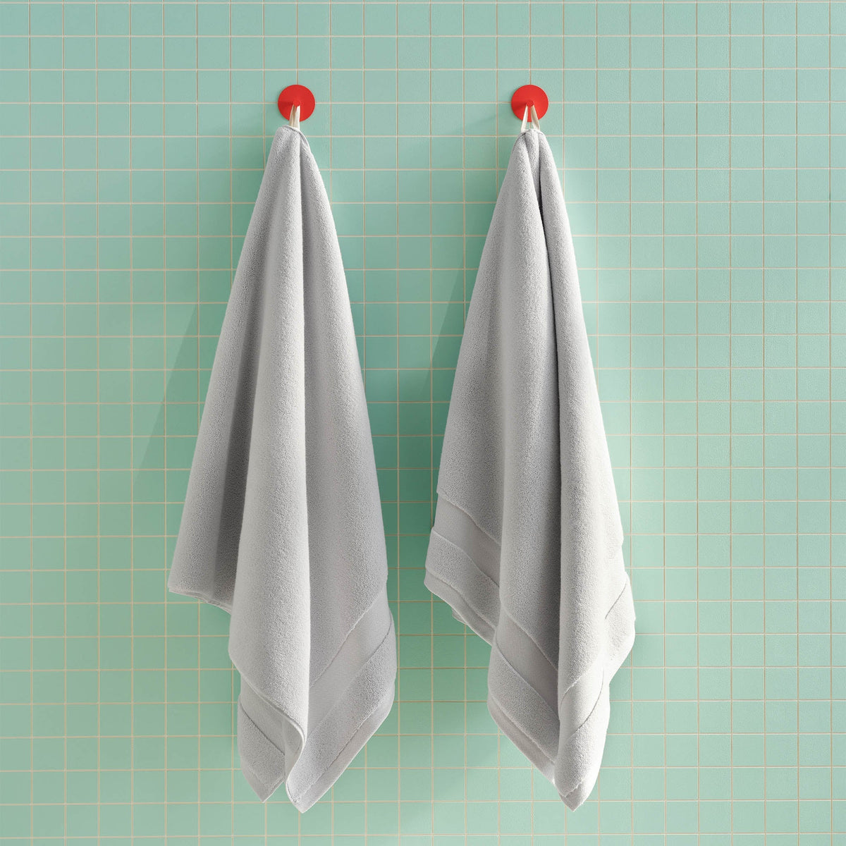 Super-Plush Turkish Cotton Bath Towels Set of 2
