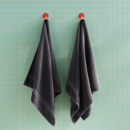 Super-Plush Turkish Cotton Bath Towels Set of 2